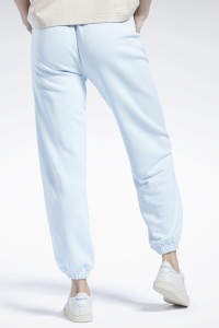 Брюки женские Reebok Cl Pf Sm Logo Ft Pa голубые H49251 изображение 3