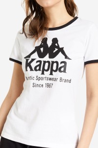 Футболка жіноча Kappa біла 110738-00 изображение 2