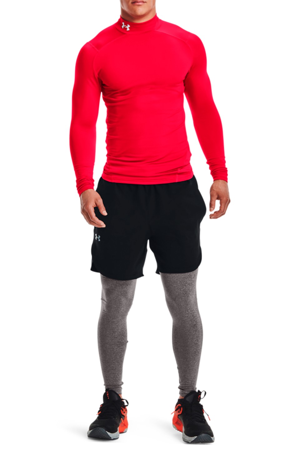 Тайтси чоловічі Under Armour UA CG Armour Leggings сірі 1366075-020 — фото 3