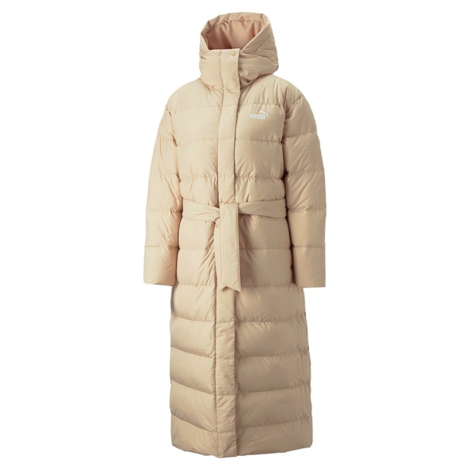 Куртка жіноча Puma Long Down Coat бежева 84935867 изображение 1