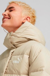 Куртка жіноча Puma Long Down Coat бежева 84935867 изображение 4