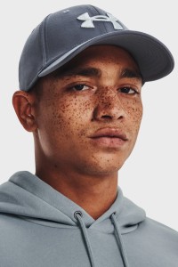 Бейсболка чоловіча Under Armour Men's UA Blitzing сіра 1376700-044 изображение 4