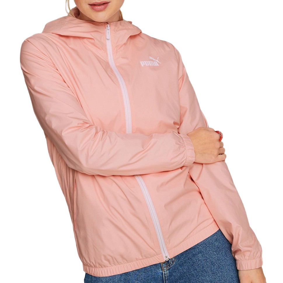 Вітрівка жіноча Puma ESS Solid Windbreaker рожева 84749466 — фото 1