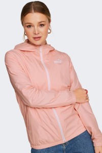 Ветровка женская Puma ESS Solid Windbreaker розовая 84749466 изображение 2