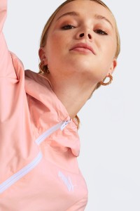 Ветровка женская Puma ESS Solid Windbreaker розовая 84749466 изображение 6