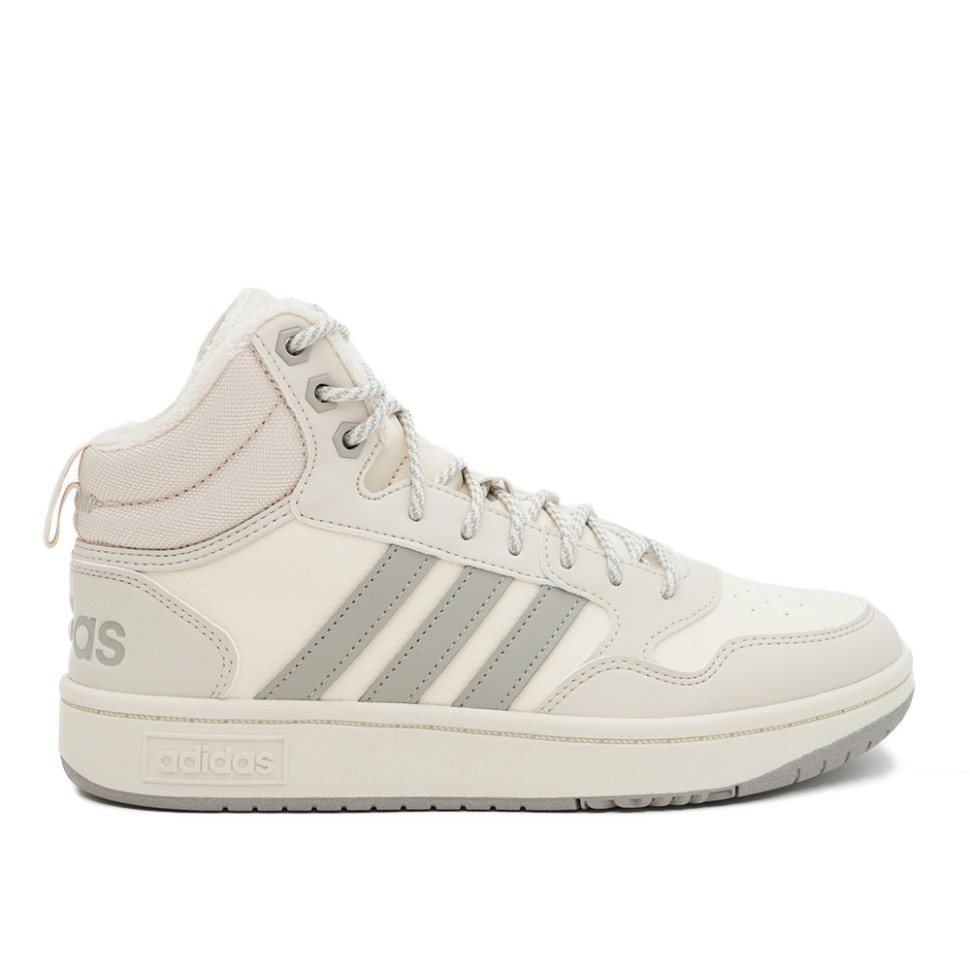 Черевики жіночі Adidas HOOPS 3.0 MID W WTR бежеві IF7765 — фото 1