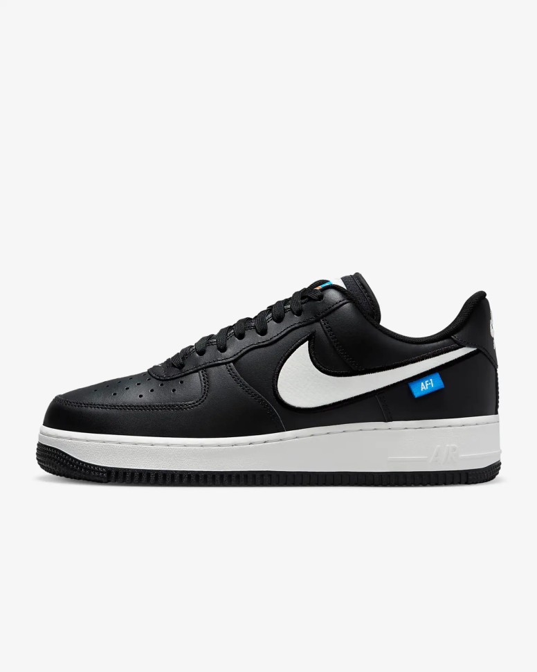 Кросівки чоловічі Nike NIKE AIR FORCE 1 07 чорні FN7804-001 изображение 2