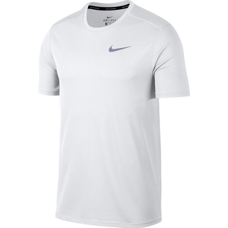 Футболка мужская Nike DF BRTHE RUN TOP SS SR белая 904634-100 — Sport City Футболка мужская Nike DF BRTHE RUN TOP SS SR белая 904634-100