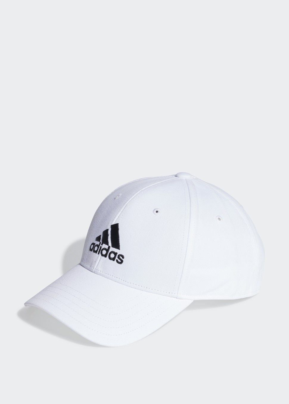 Бейсболка Adidas BBALL CAP COT біла IB3243 — фото 2
