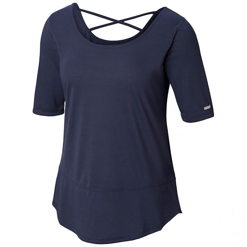 Футболка жіноча Columbia Anytime Casual SS синя 1837031-466 изображение 1