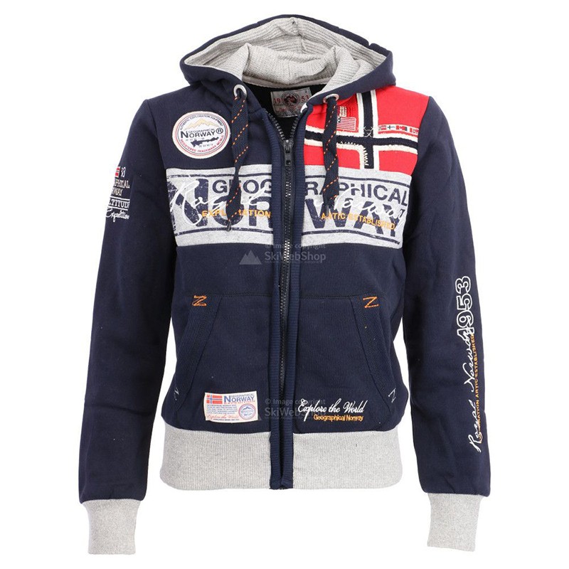 Толстовка женская Geographical Norway синяя SP638F-450 изображение 1