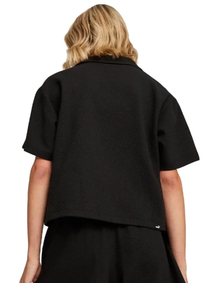 Футболка женская Puma HER Polo черная 67788401 изображение 3