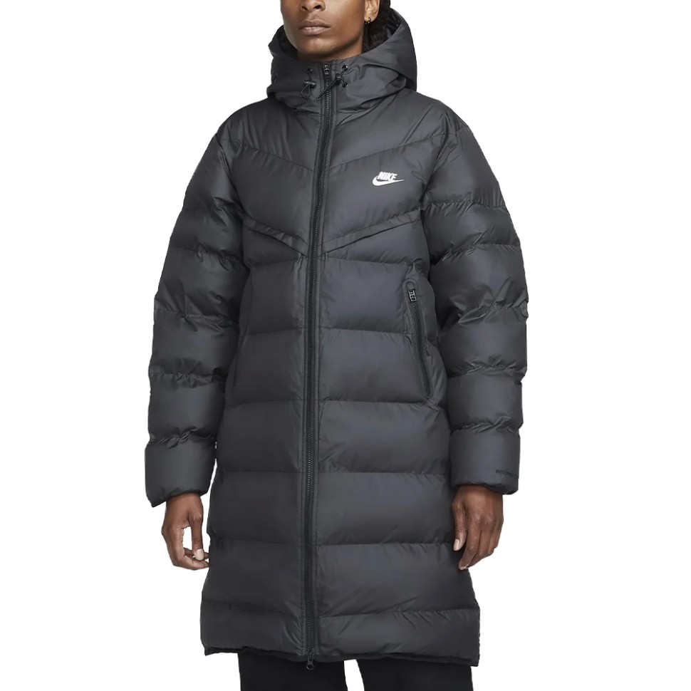 Куртка чоловіча Nike M NK SF WR PL-FLD HD PARKA чорна FB8189-010 — фото 1