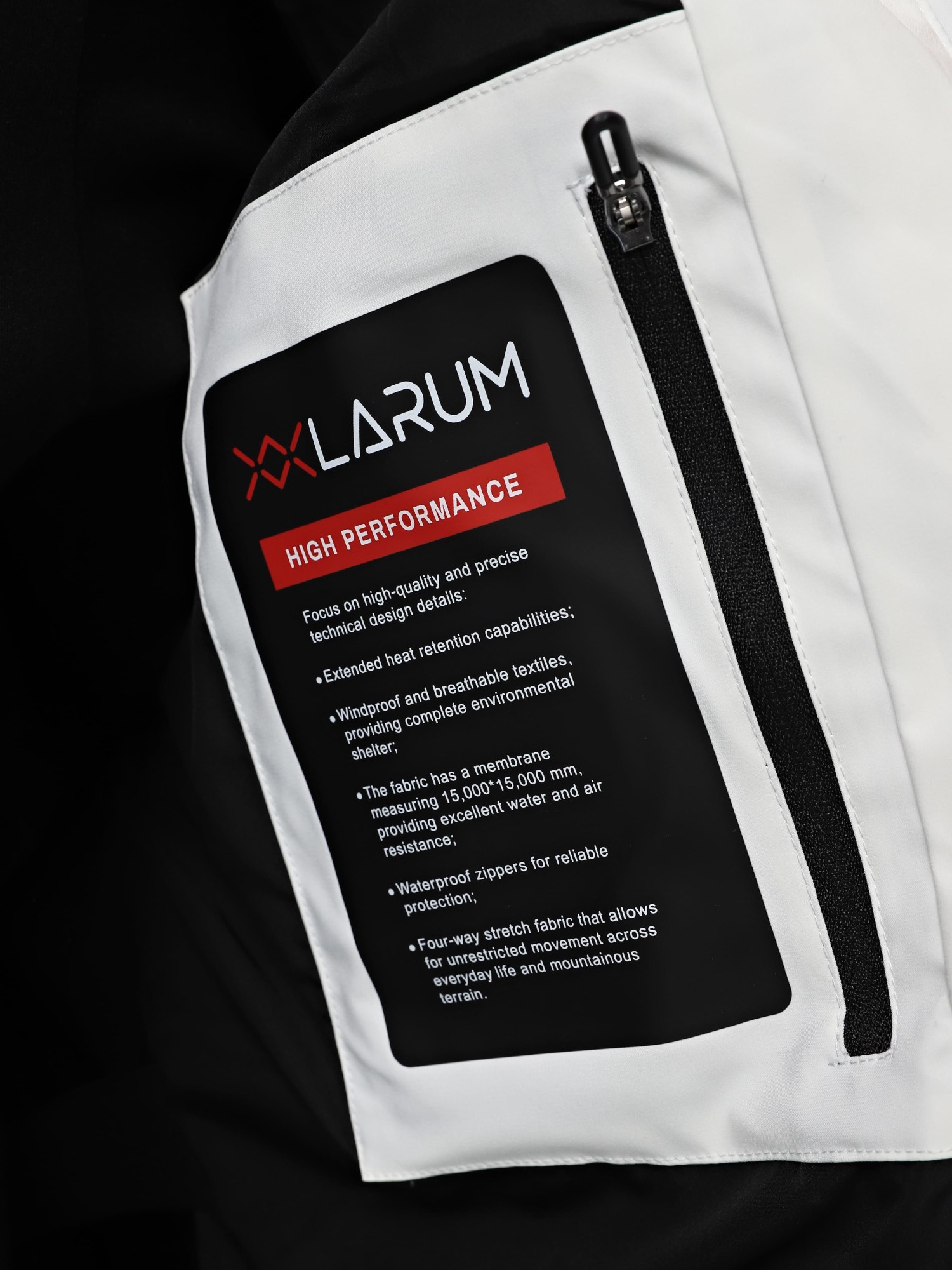 Куртка женская Larum Grit белая 302508-100 изображение 5