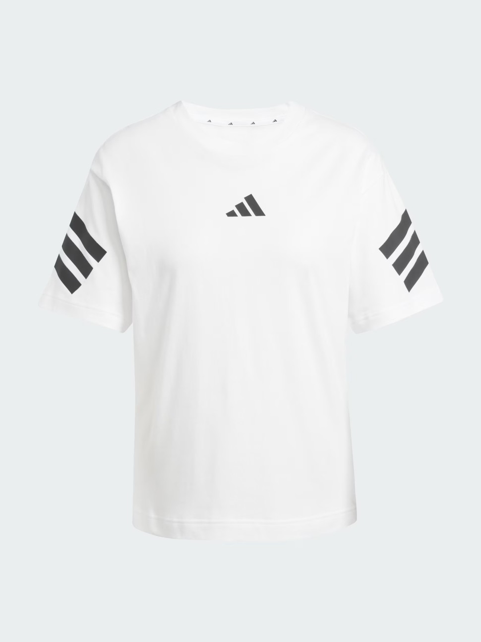 Футболка жіноча Adidas W FI 3S TEE біла JE0238 — фото 7