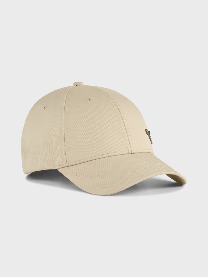 Бейсболка  Puma ESS METAL PUMA CAT BB Cap бежевая 02599405 изображение 2