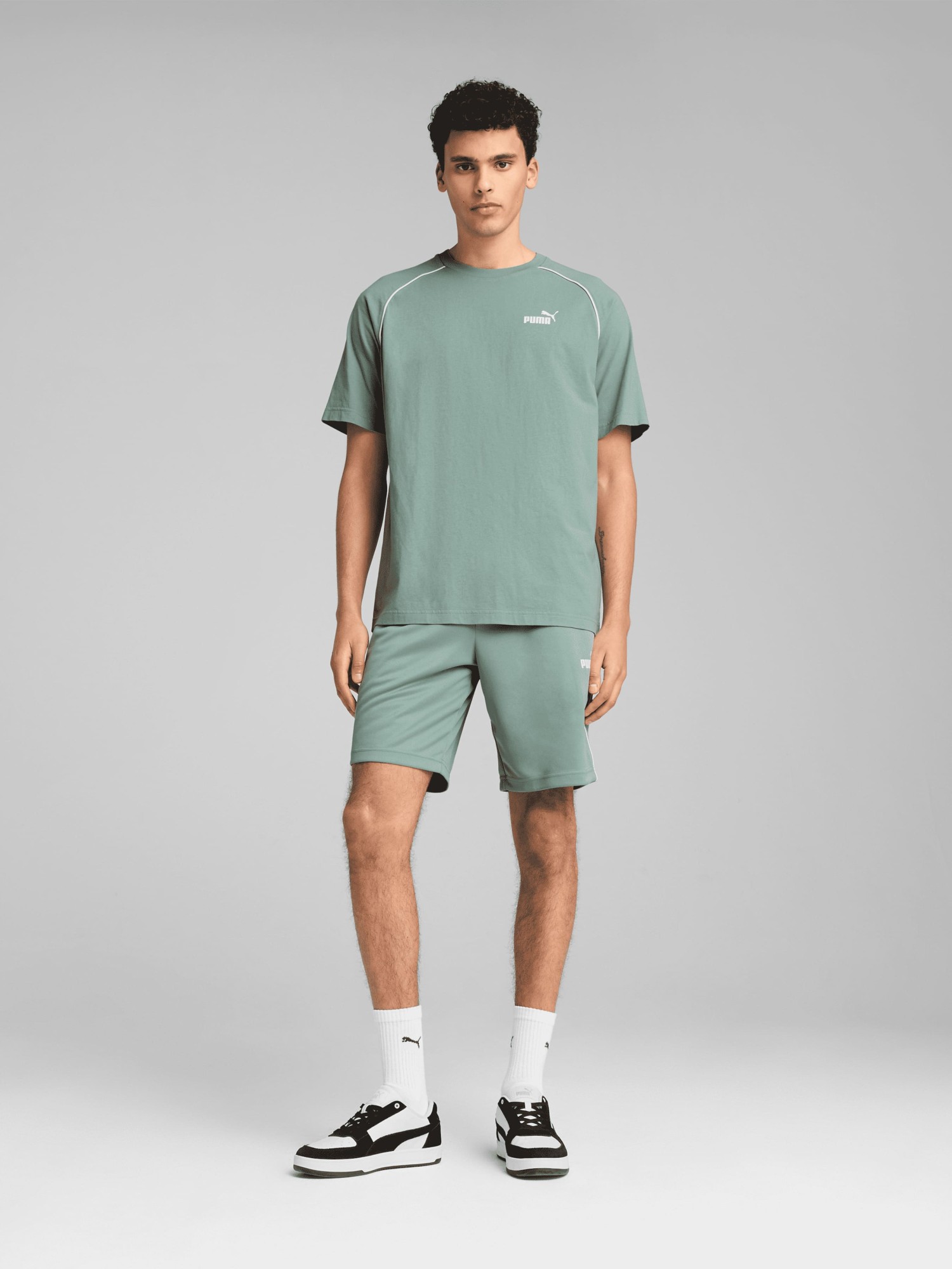 Футболка мужская Puma PUMA SPORT Tee зеленая 68461630 изображение 2