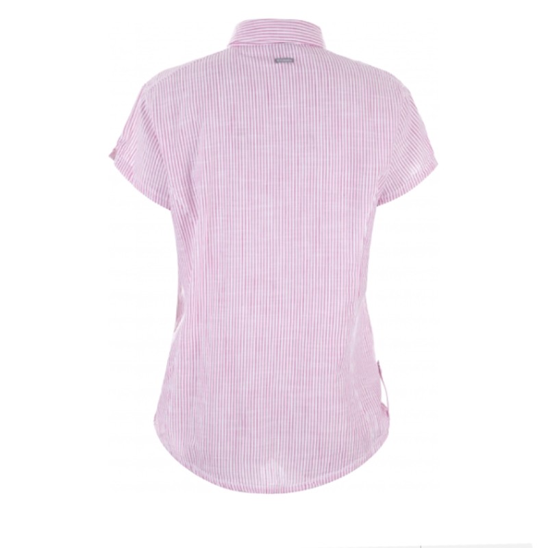 Рубашка женская Columbia Camp Henry™ Short Sleeve Shirt розовая 1450311-550 — фото 2