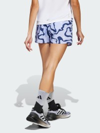 Шорты женские Adidas RUN IT BL SHO W фиолетовые JD2346 изображение 3