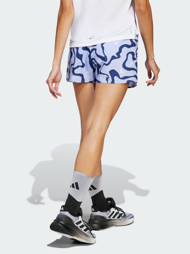 Шорты женские Adidas RUN IT BL SHO W фиолетовые JD2346 изображение 3