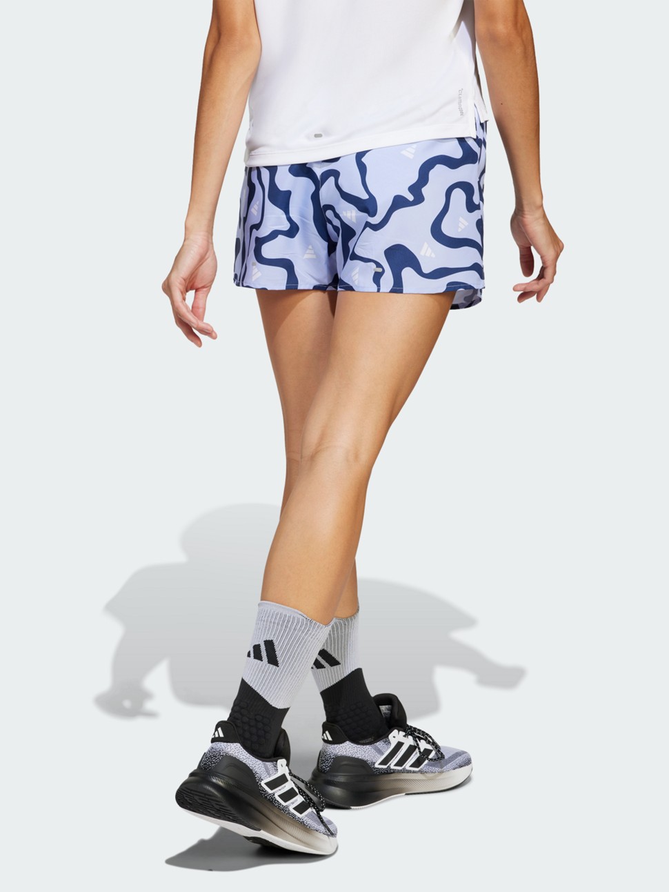 Шорти жіночі Adidas RUN IT BL SHO W фіолетові JD2346 — фото 3