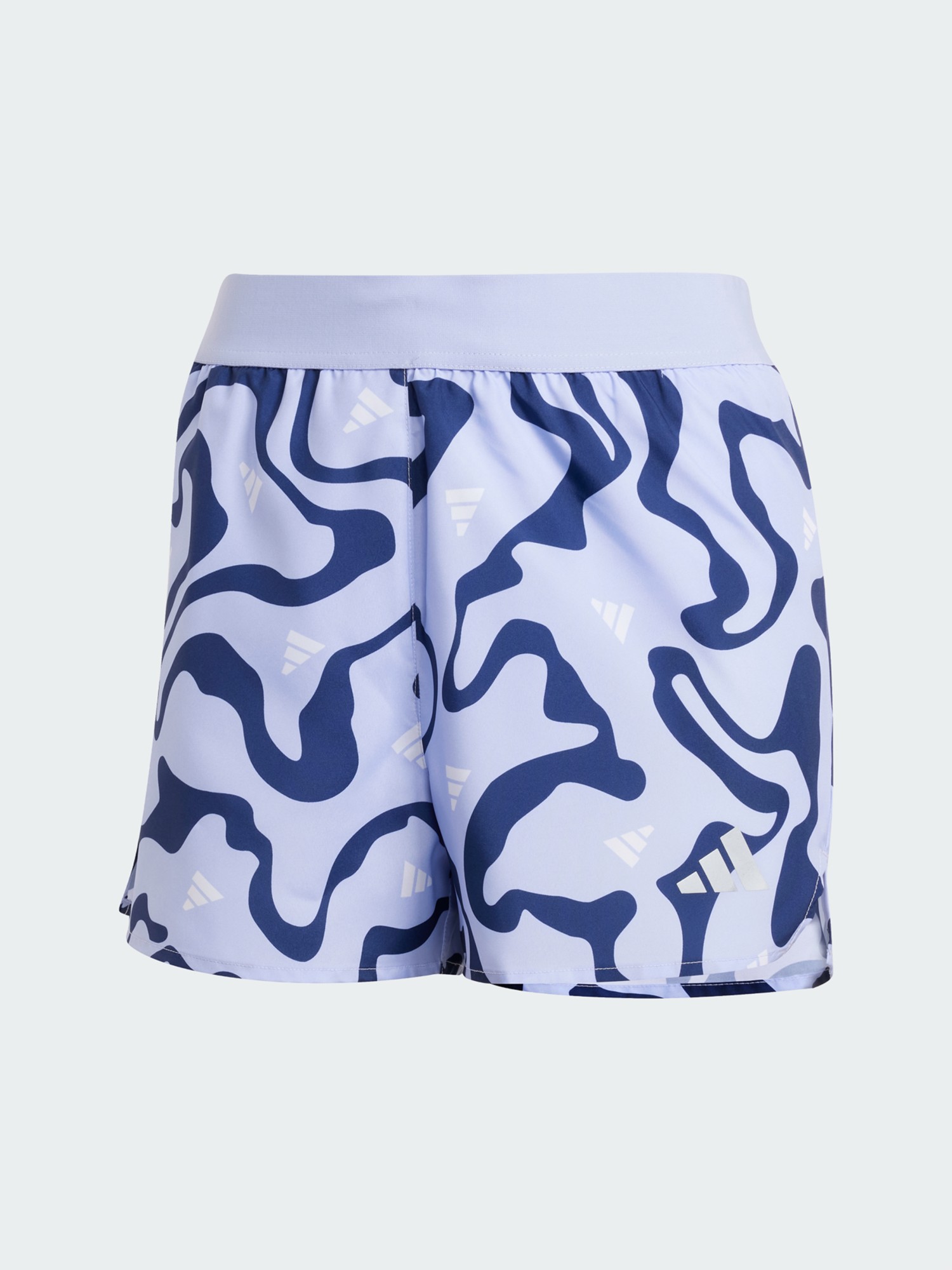 Шорты женские Adidas RUN IT BL SHO W фиолетовые JD2346 изображение 7