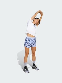 Шорты женские Adidas RUN IT BL SHO W фиолетовые JD2346 изображение 8