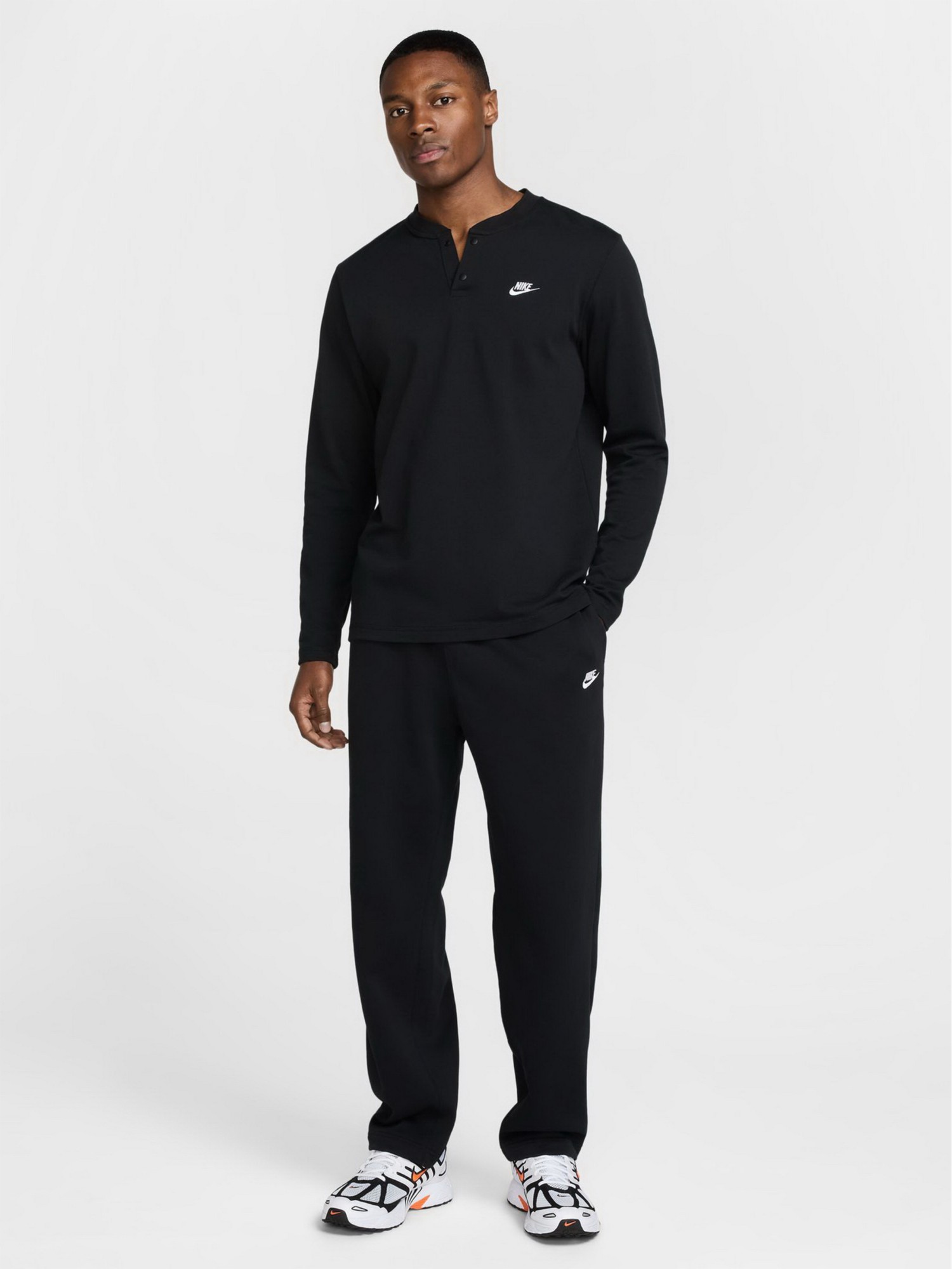 Брюки мужские Nike M NK CLUB FT OH PANT черные HQ4422-010 изображение 6