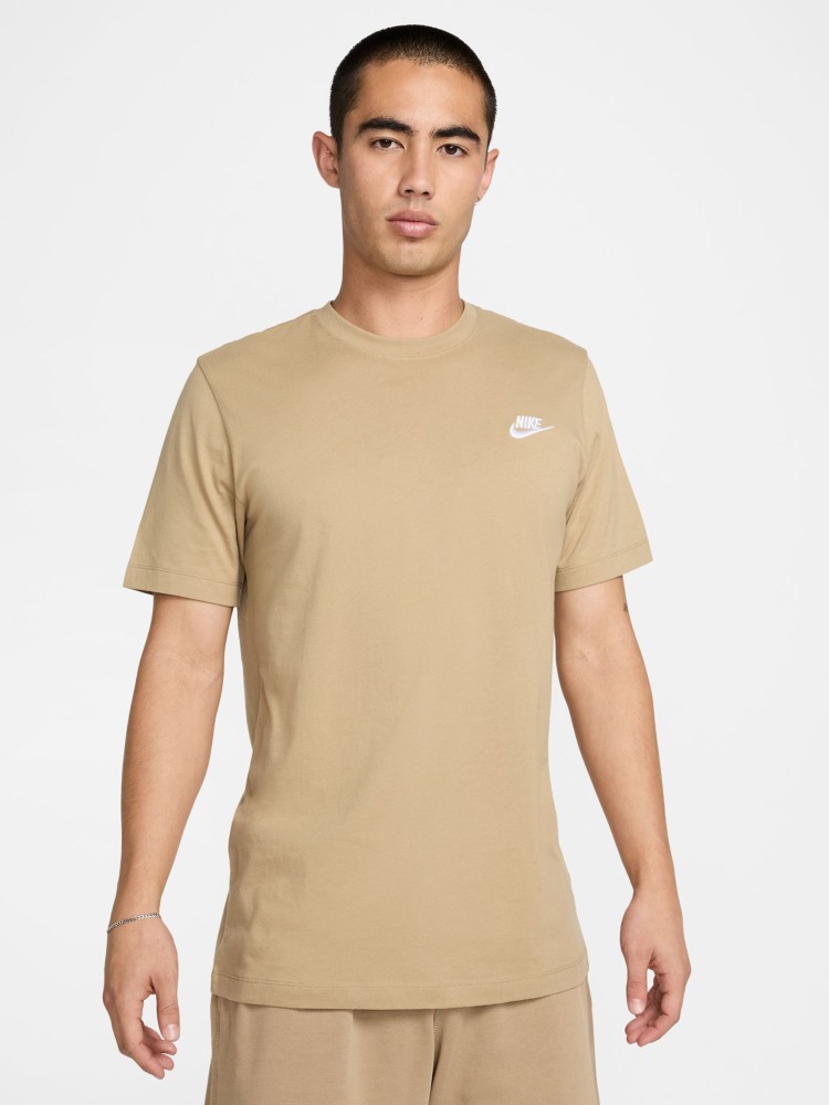 Футболка мужская Nike M NSW CLUB TEE бежевая AR4997-297 изображение 2