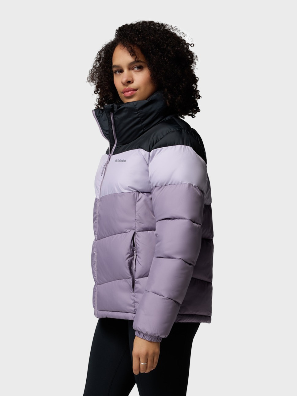 Куртка жіноча Columbia Puffect™ II Colorblock Jacket фіолетова 2088481-554 — фото 3