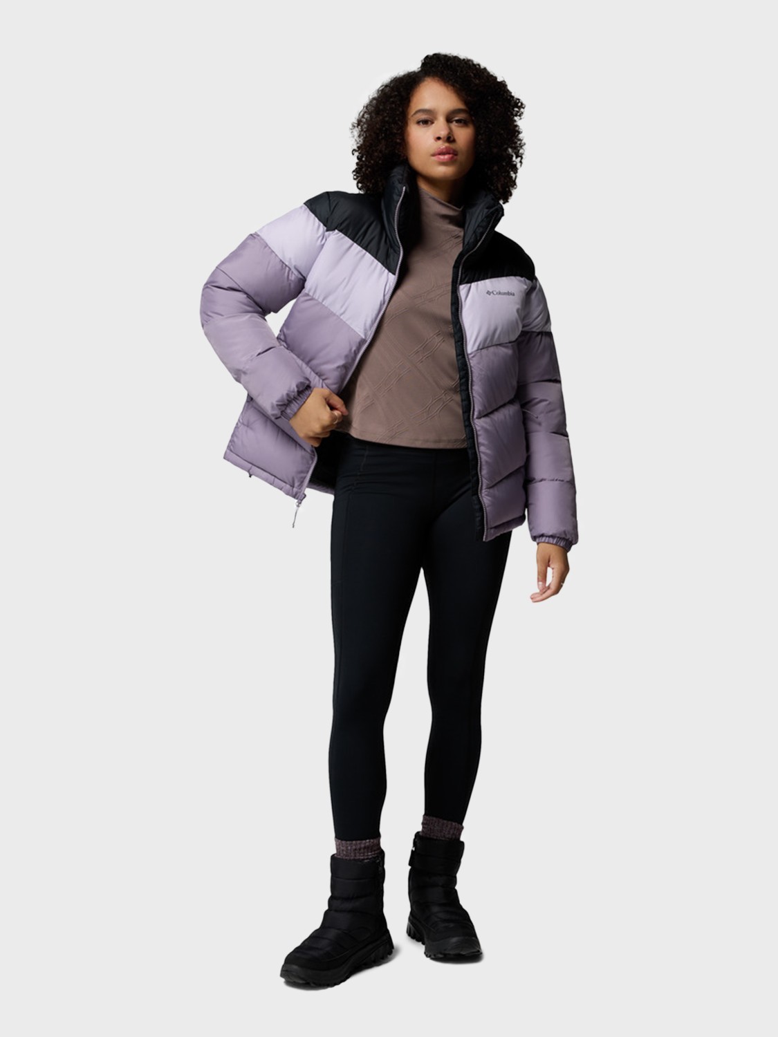 Куртка жіноча Columbia Puffect™ II Colorblock Jacket фіолетова 2088481-554 изображение 8