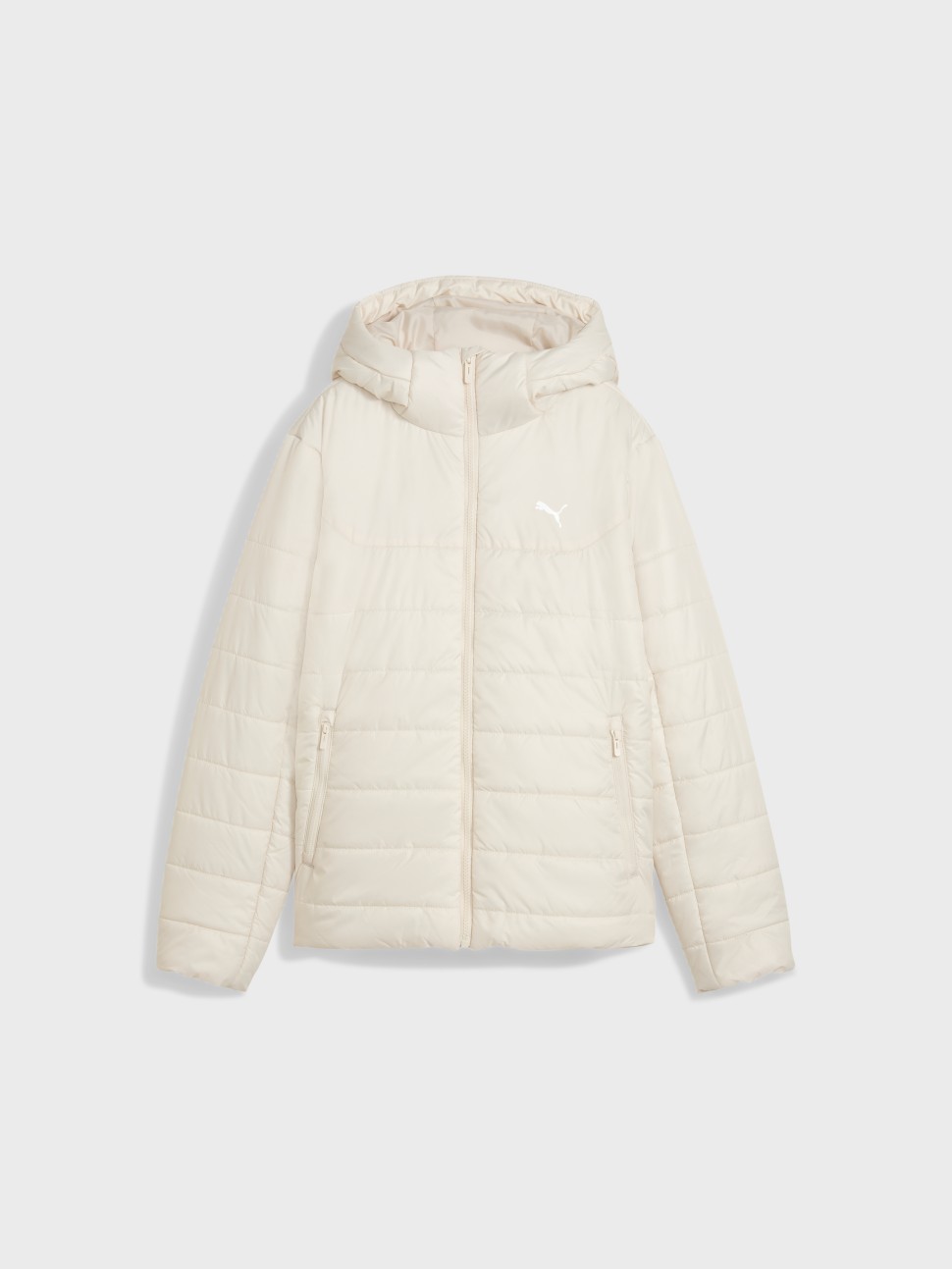Куртка жіноча Puma ESS Hooded Padded Jacket молочна 68523187 — фото 5