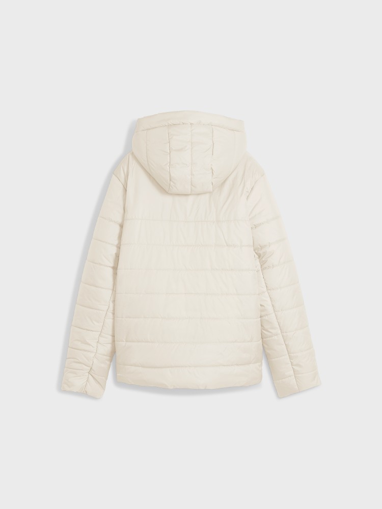 Куртка жіноча Puma ESS Hooded Padded Jacket молочна 68523187 изображение 6