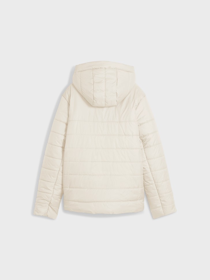 Куртка жіноча Puma ESS Hooded Padded Jacket молочна 68523187 изображение 6