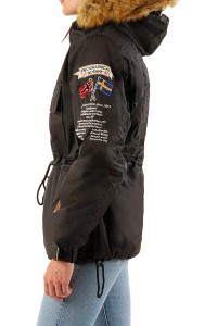 Куртка жіноча Geographical Norway чорна WR620F-010 изображение 4