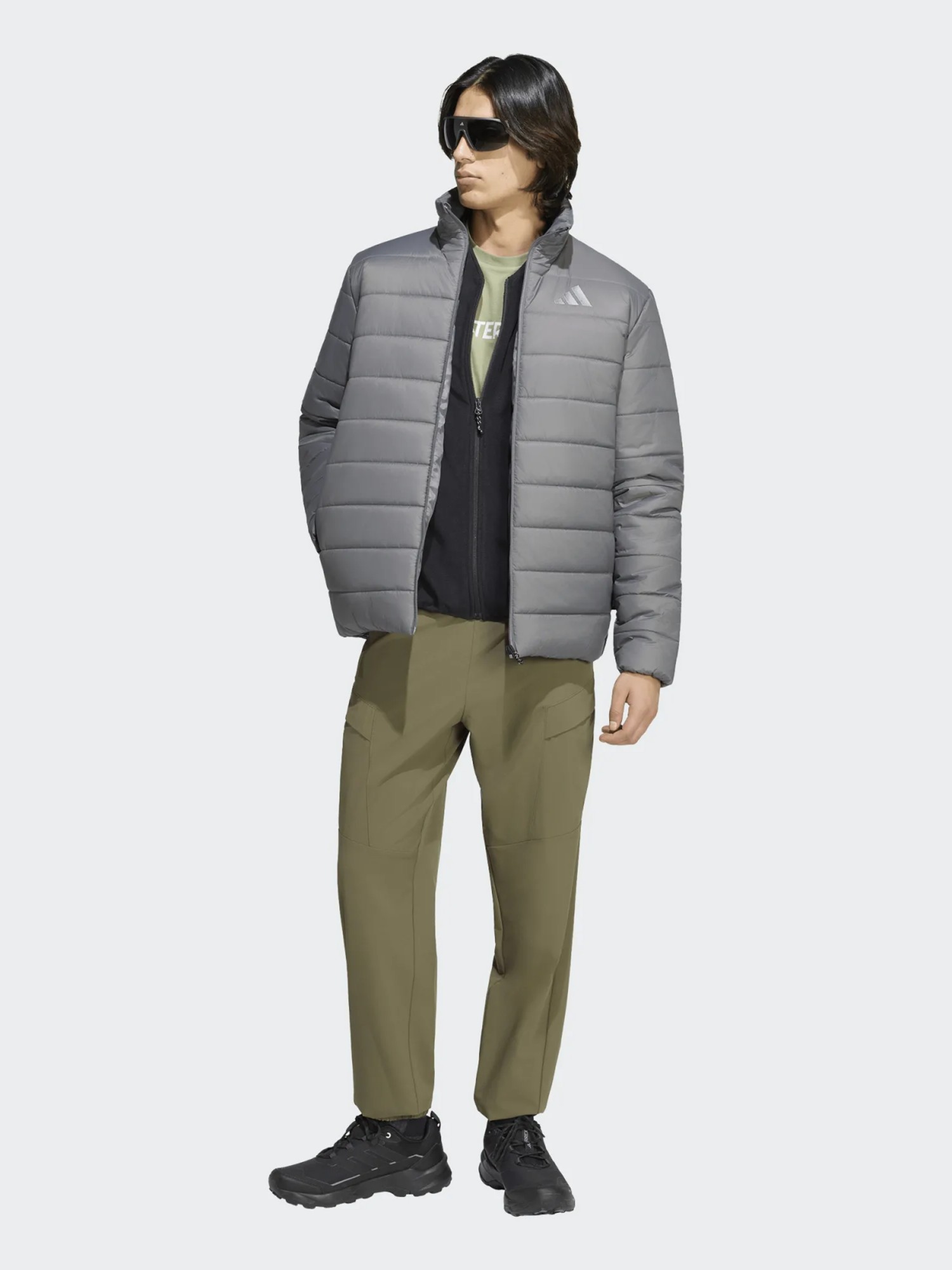 Куртка мужская Adidas MT ESS PAD J серая KX6163 изображение 6