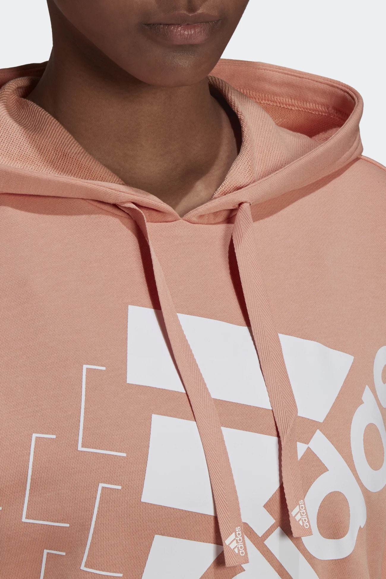 Толстовка женская Adidas W Q3 Bluv Hd розовая GS1373 изображение 5