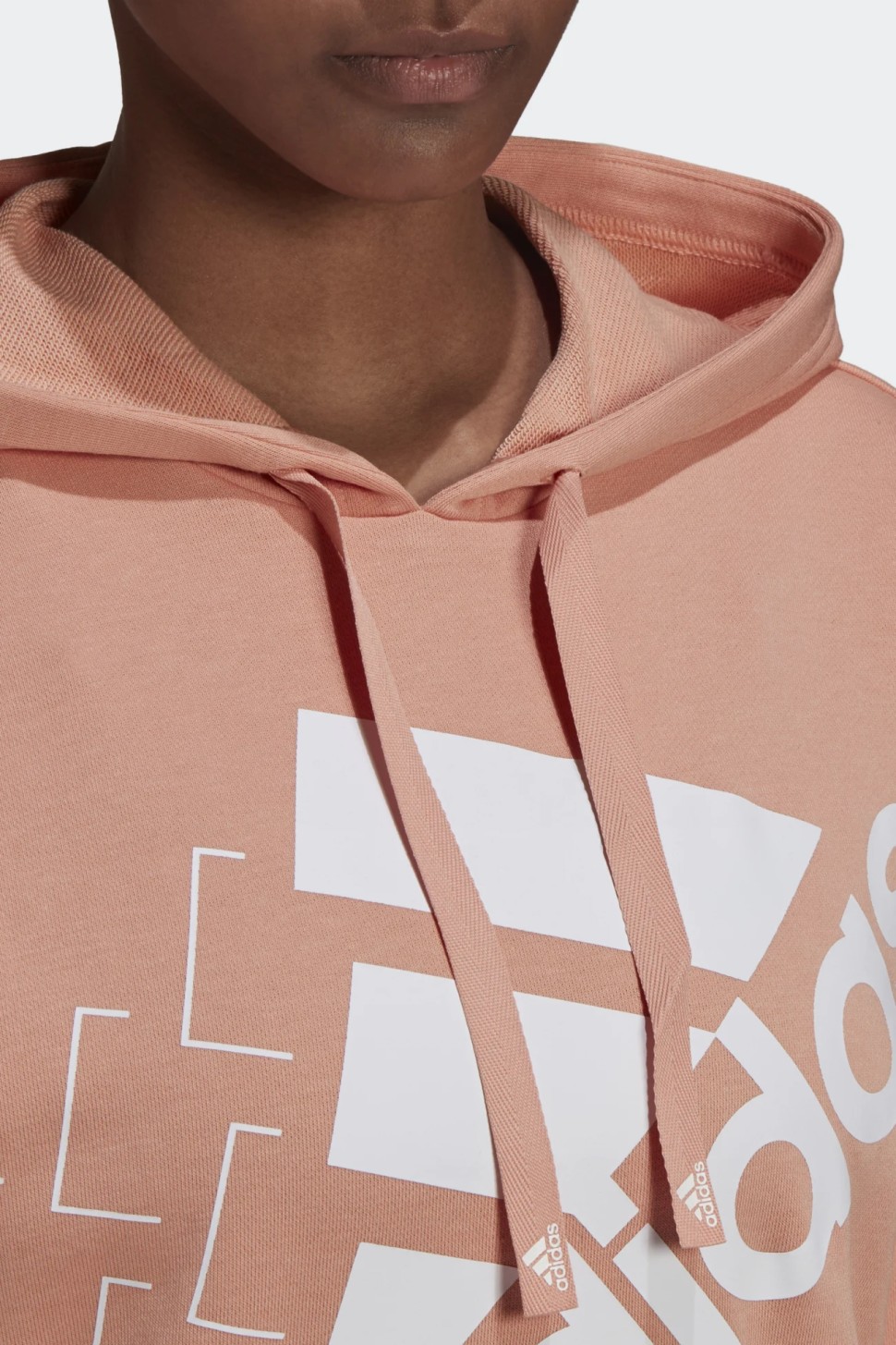 Толстовка жіноча Adidas W Q3 Bluv Hd рожева GS1373 — фото 5