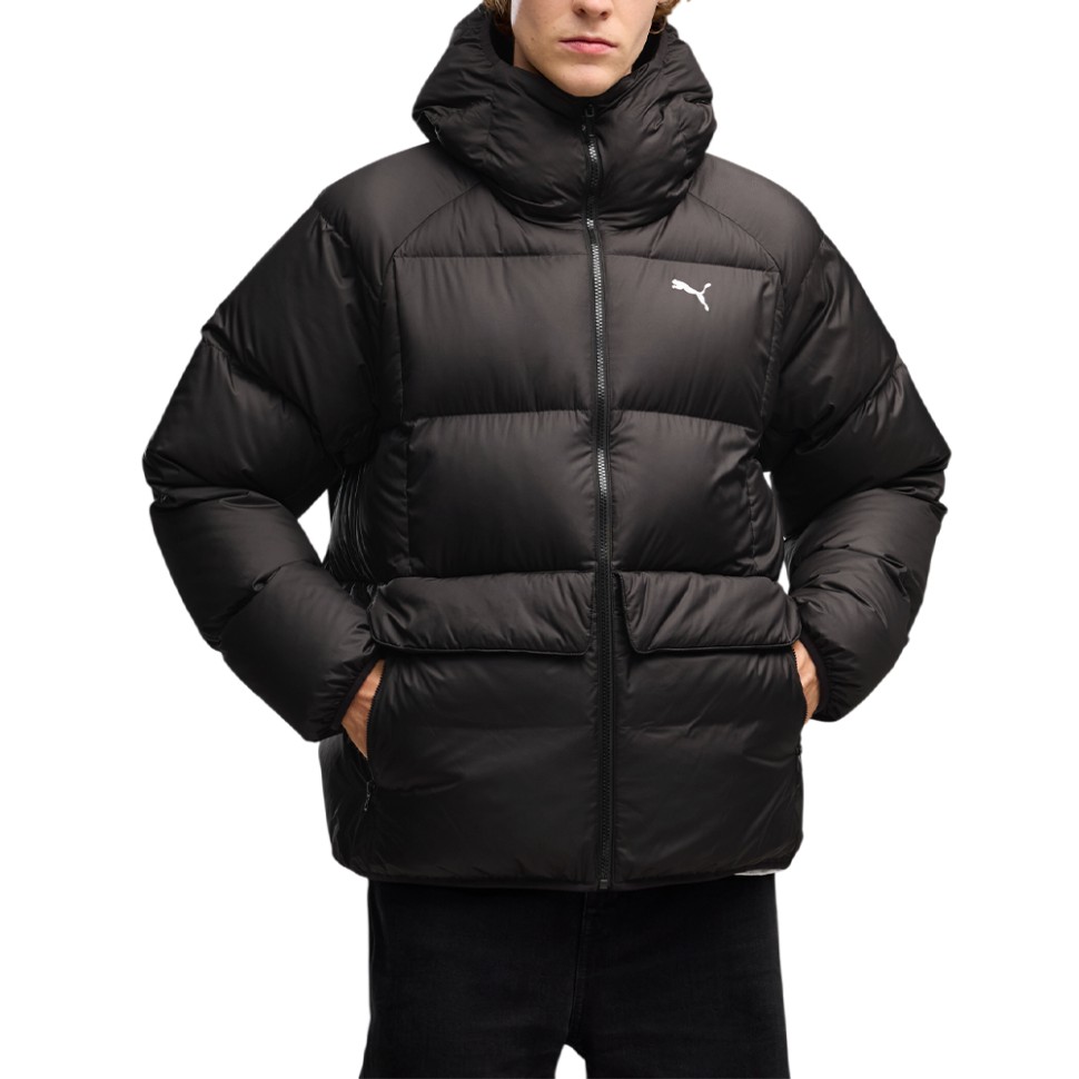 Куртка мужская Puma Hooded Down Puffer Jacket M черная 69456501 — Sport City Куртка мужская Puma Hooded Down Puffer Jacket M черная 69456501