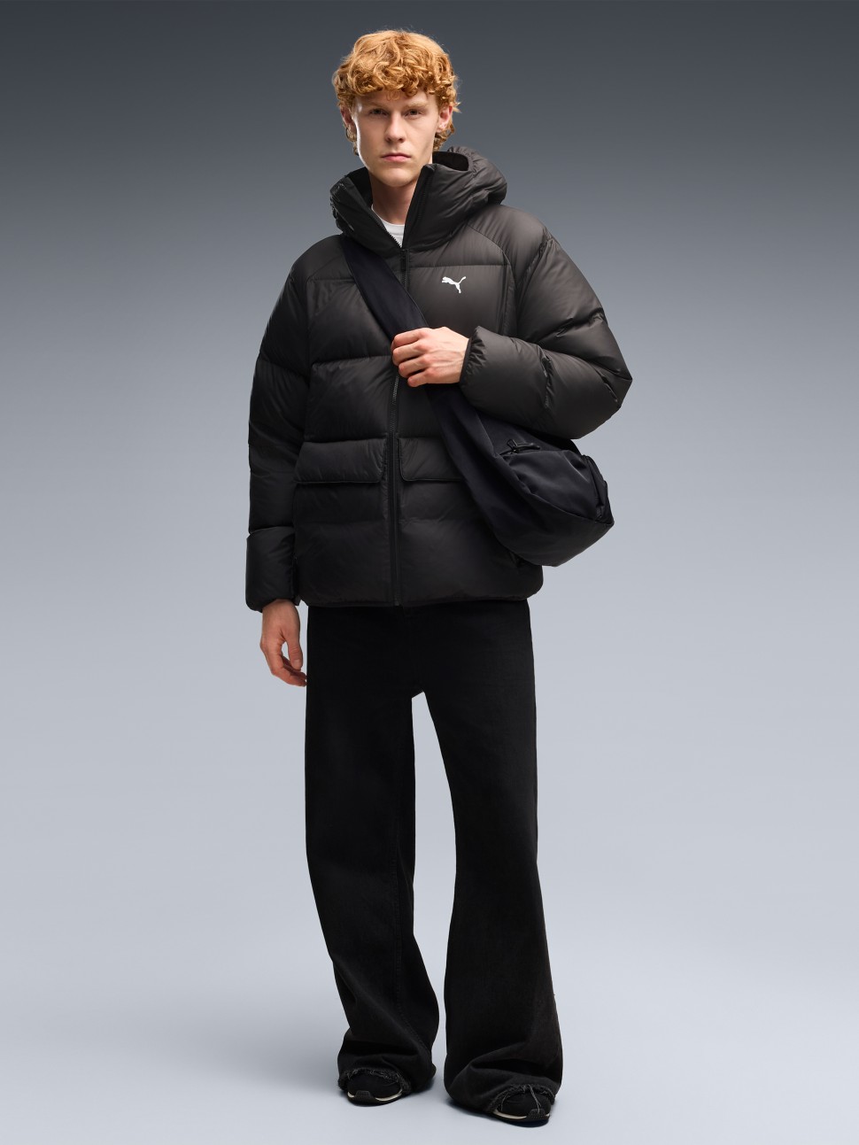 Куртка мужская Puma Hooded Down Puffer Jacket M черная 69456501 — фото 4 — Sport City Куртка мужская Puma Hooded Down Puffer Jacket M черная 69456501 — фото 4