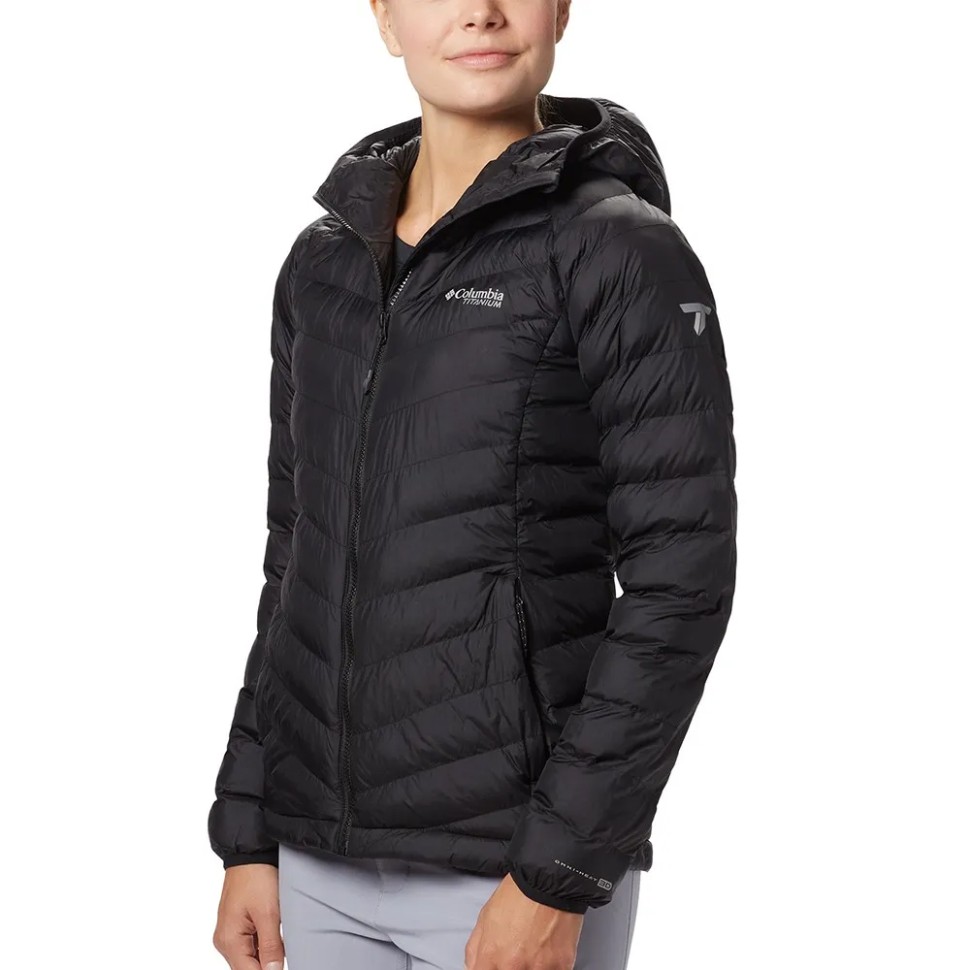 Куртка жіноча Columbia  SNOW COUNTRY™ HOODED JACKET чорна 1823071-010 — фото 1