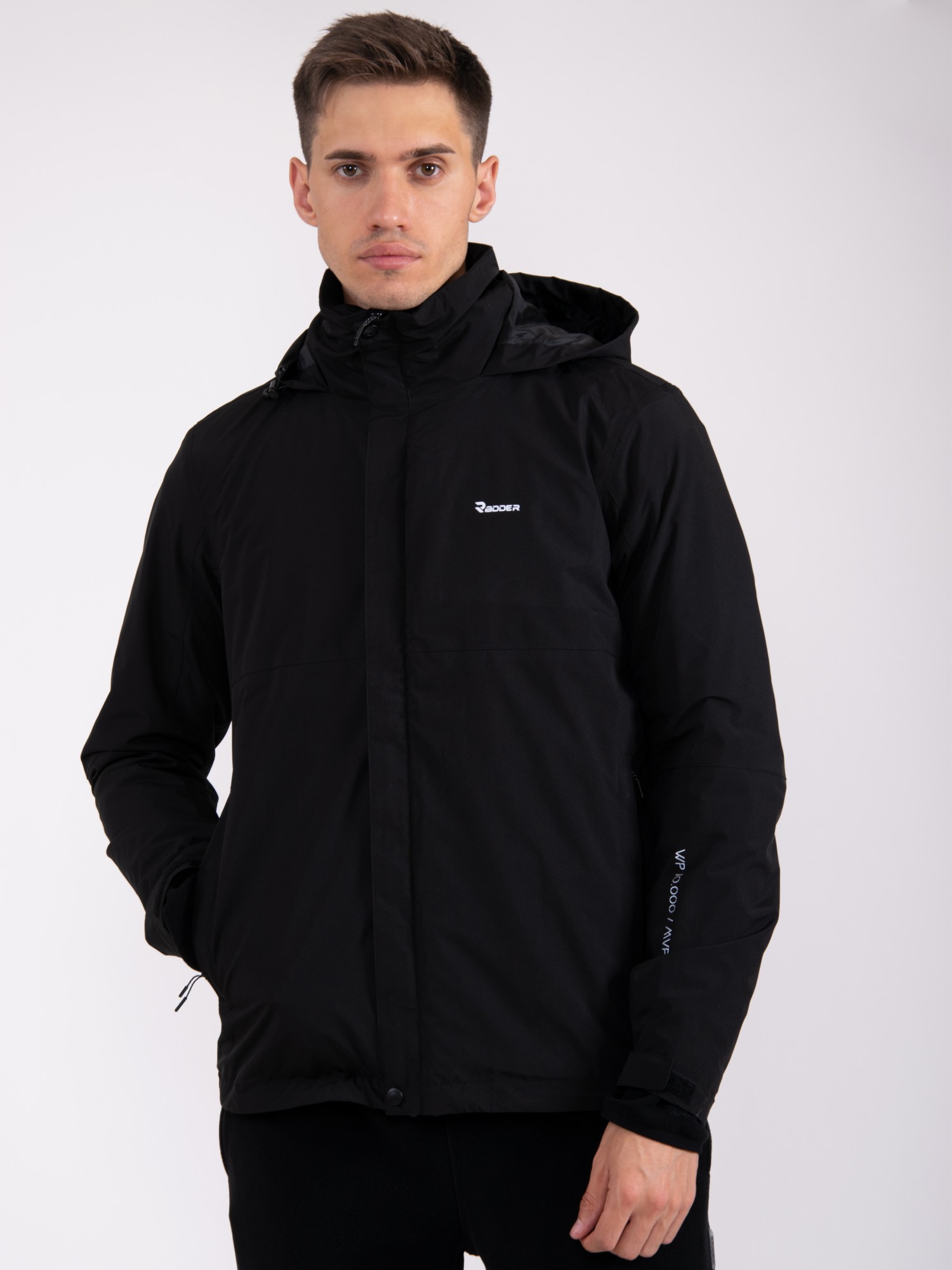Куртка чоловіча 3 в 1 Radder Armstrong чорна 122132-010 изображение 2
