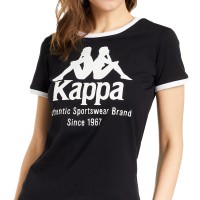 Футболка жіноча Kappa чорна 110738-99 изображение 1