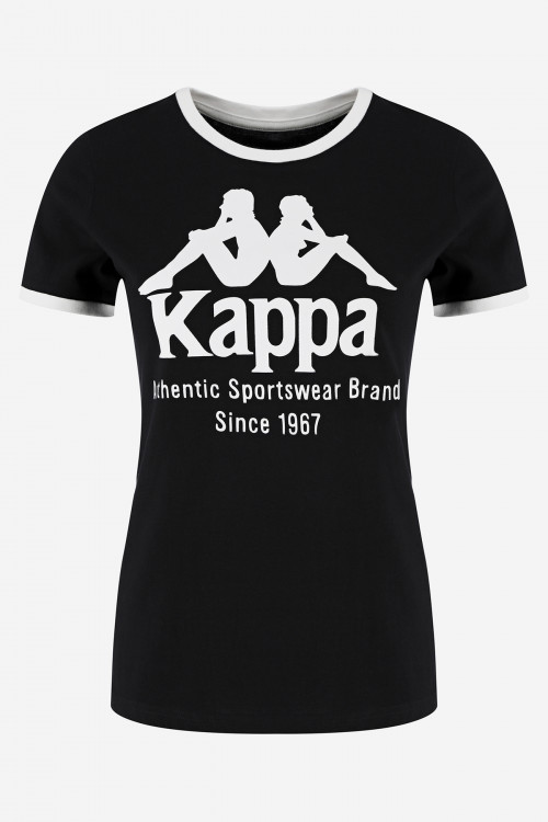 Футболка жіноча Kappa чорна 110738-99 изображение 5