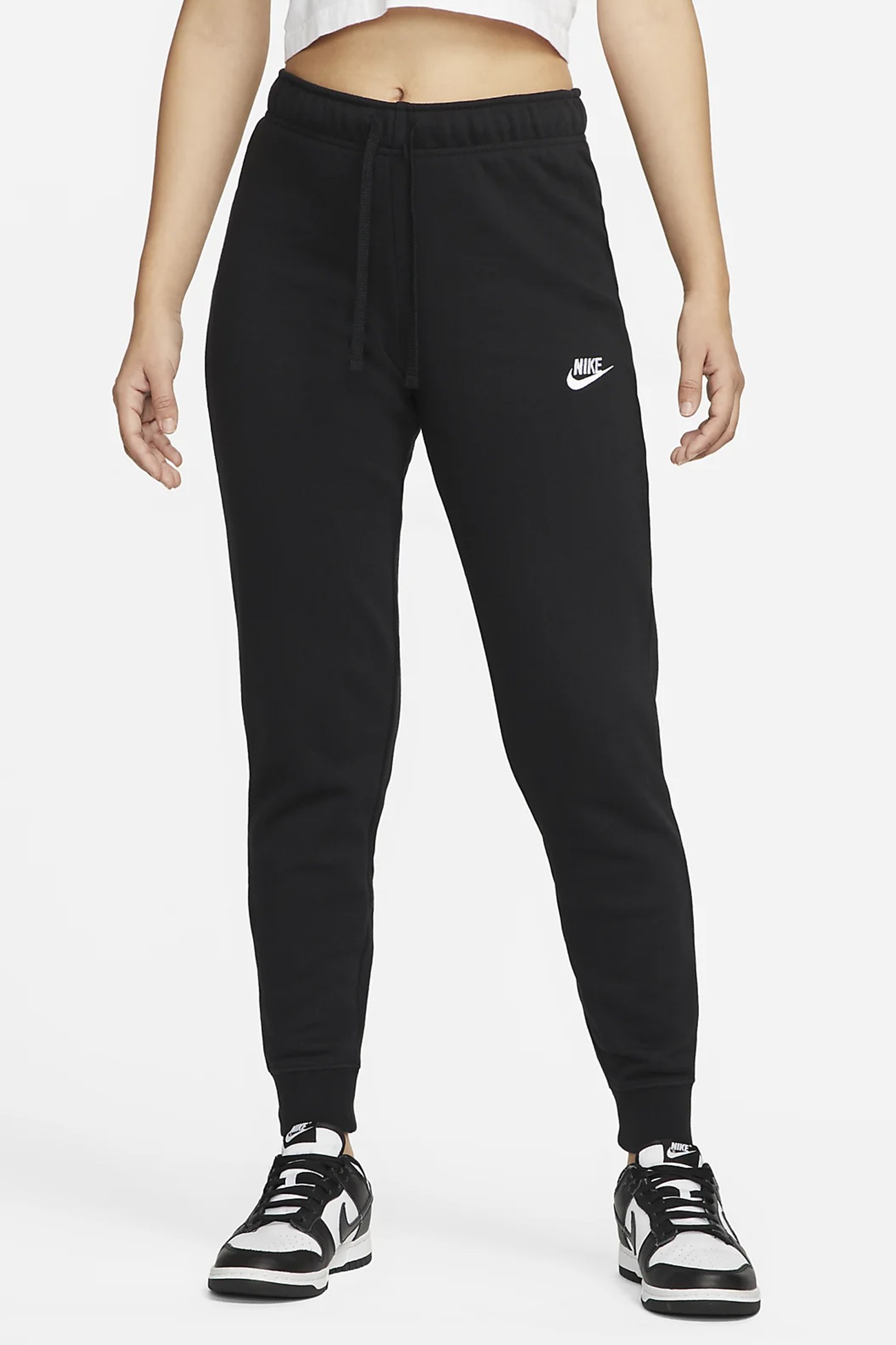 Брюки женские Nike W Nsw Club Flc Mr Pant Tight черные DQ5174-010 изображение 2