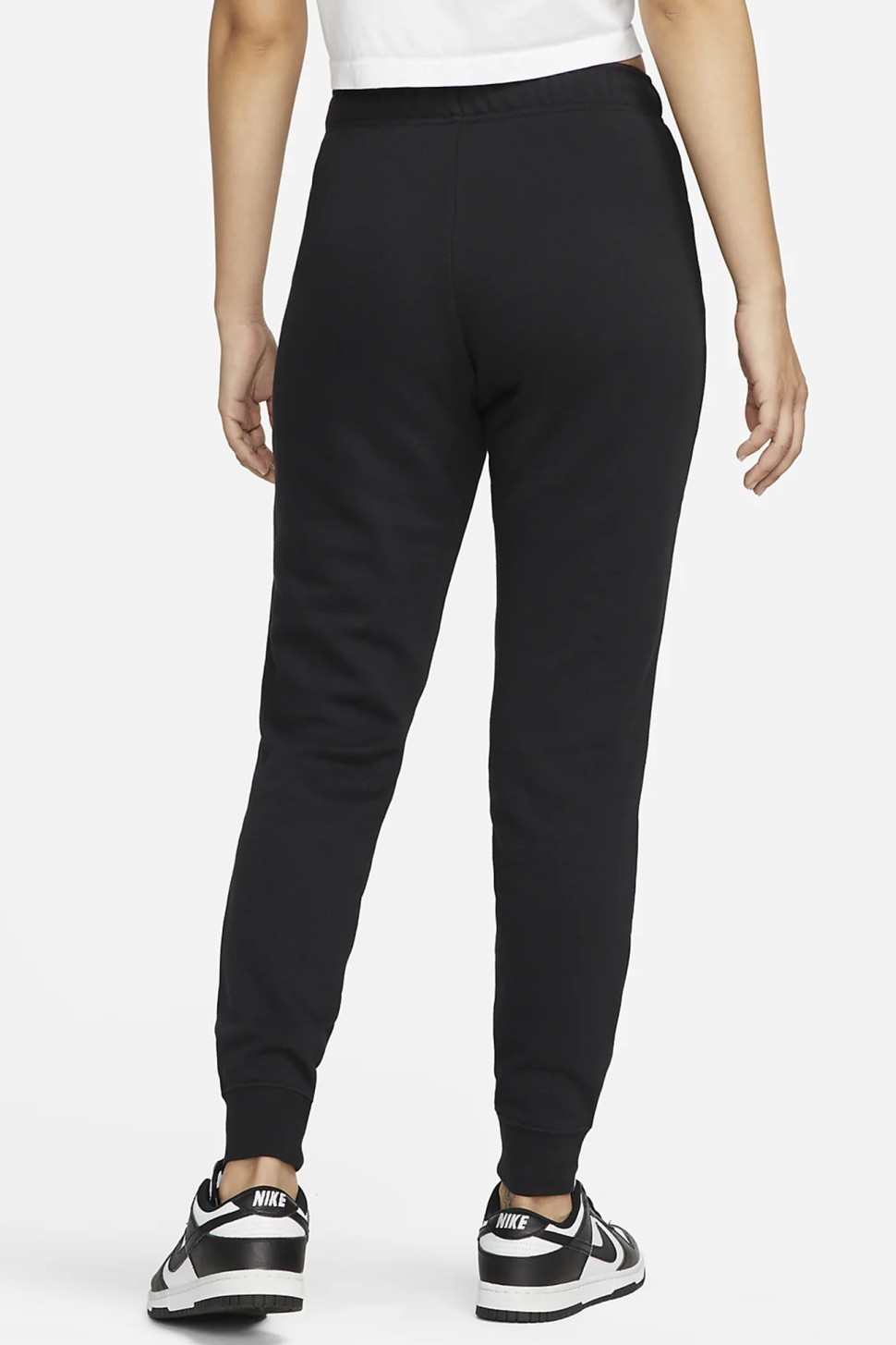 Штани жіночі Nike W Nsw Club Flc Mr Pant Tight чорні DQ5174-010 — фото 3