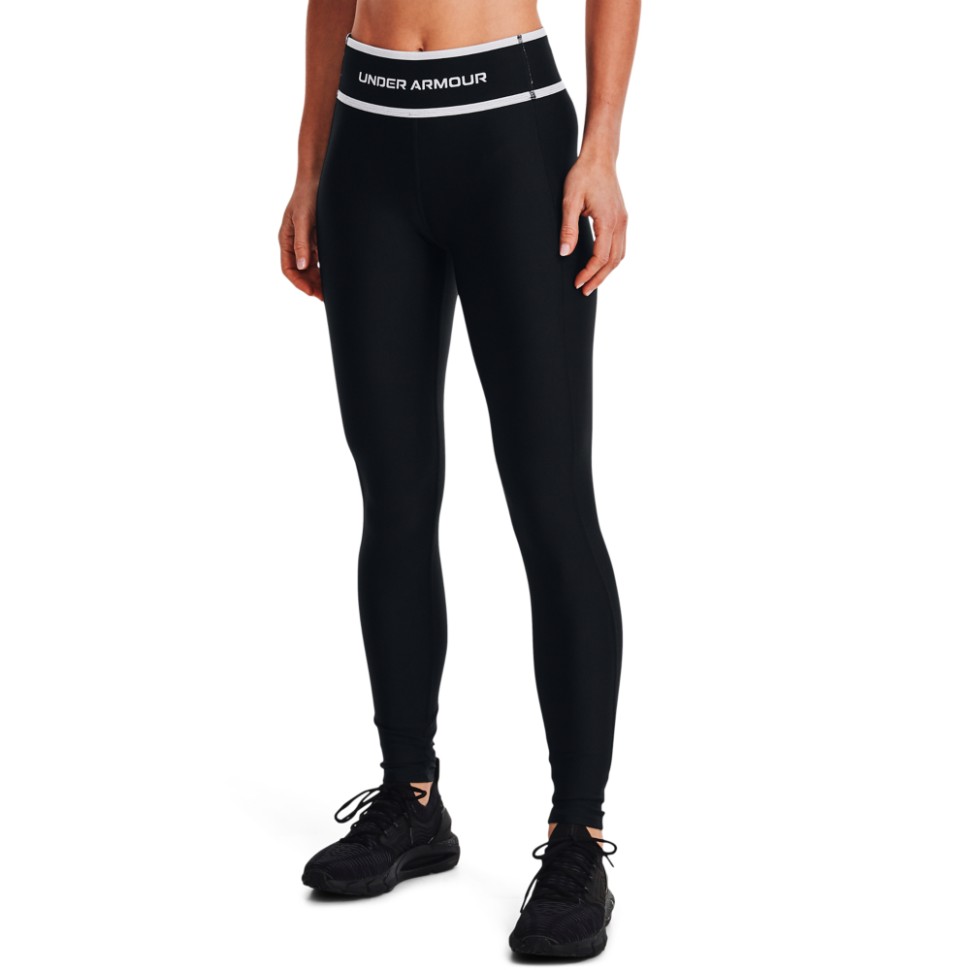 Легінси жіночі Under Armour Armour Branded WB Legging чорні 1369898-001 — фото 1