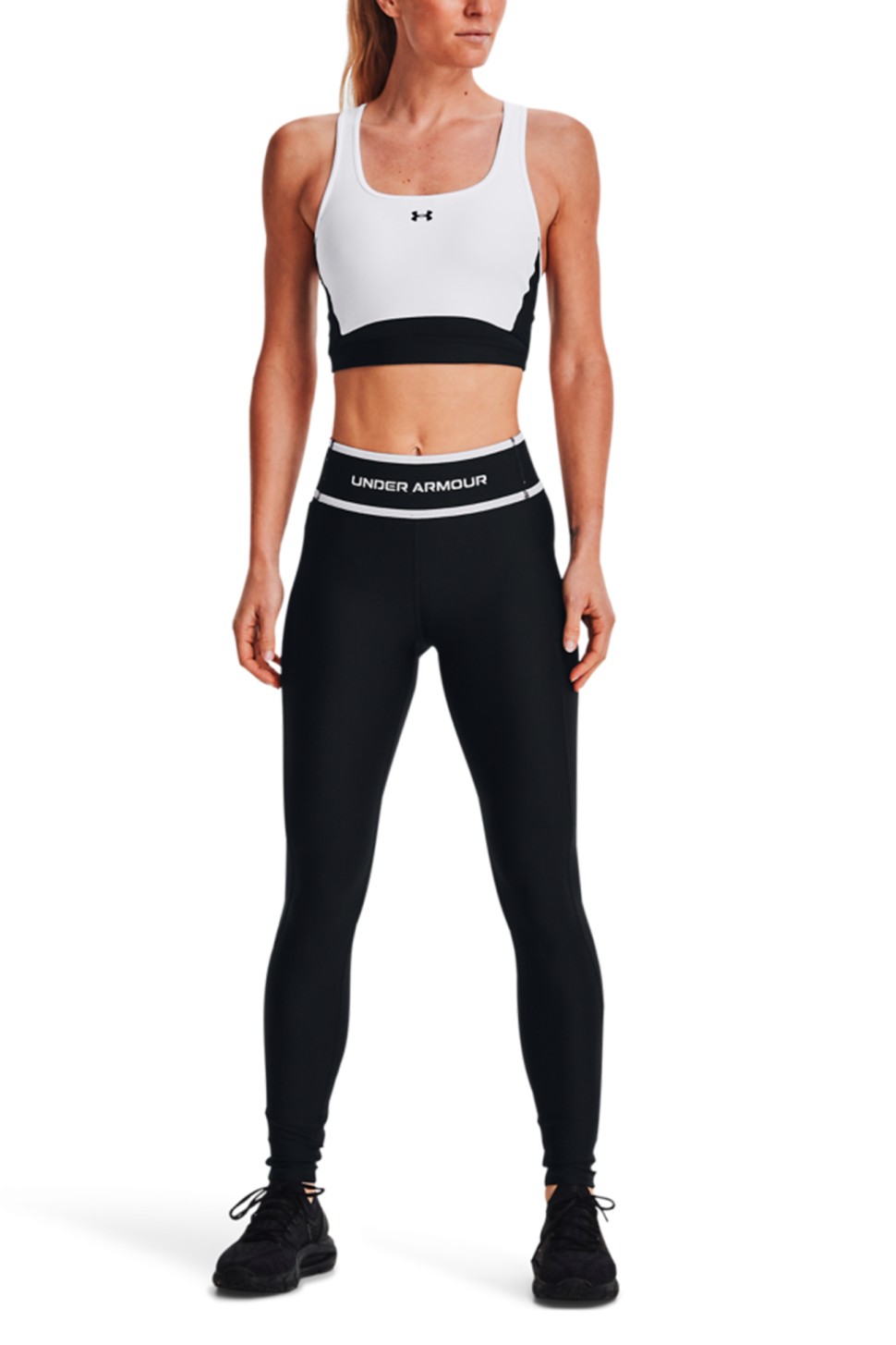 Легінси жіночі Under Armour Armour Branded WB Legging чорні 1369898-001 — фото 2