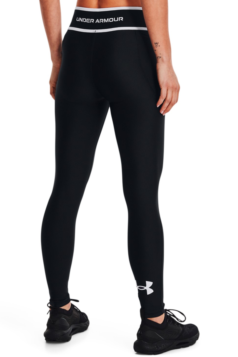 Легінси жіночі Under Armour Armour Branded WB Legging чорні 1369898-001 — фото 3