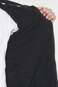 Толстовка мужская Puma ESS Small Logo FZ Hoodie черная 58670401 изображение 5
